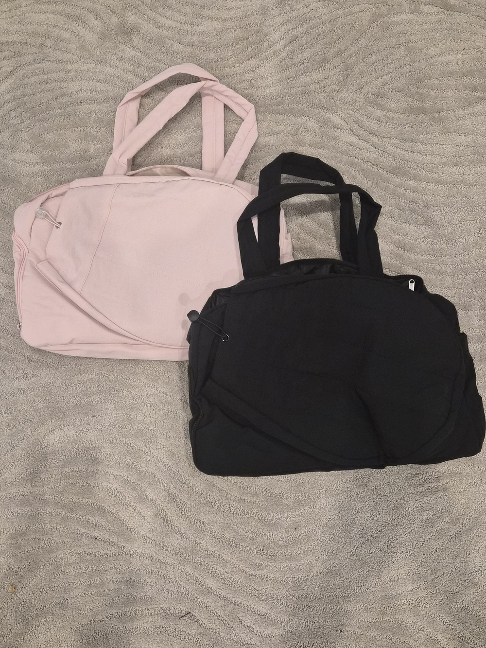 New - Tennis  Bags – Pink & Black Athletic Totes ( Set Of 2)